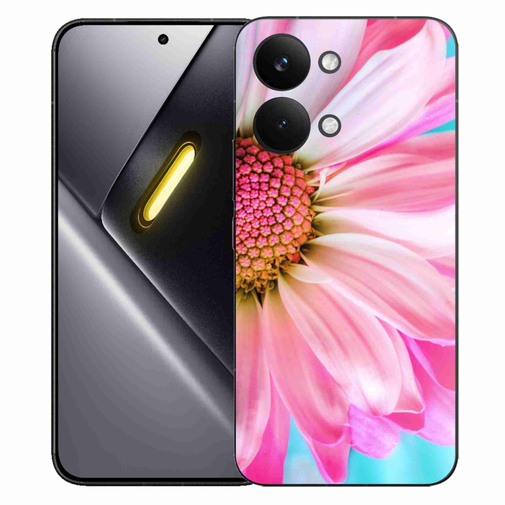 Gélový kryt mmCase na Xiaomi Poco X8 Pro Max - ružová kvetina