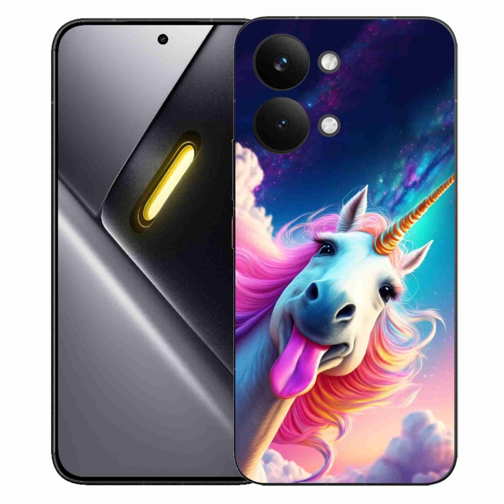 Gélový kryt mmCase na Xiaomi Poco X8 Pro Max - šialený jednorožec