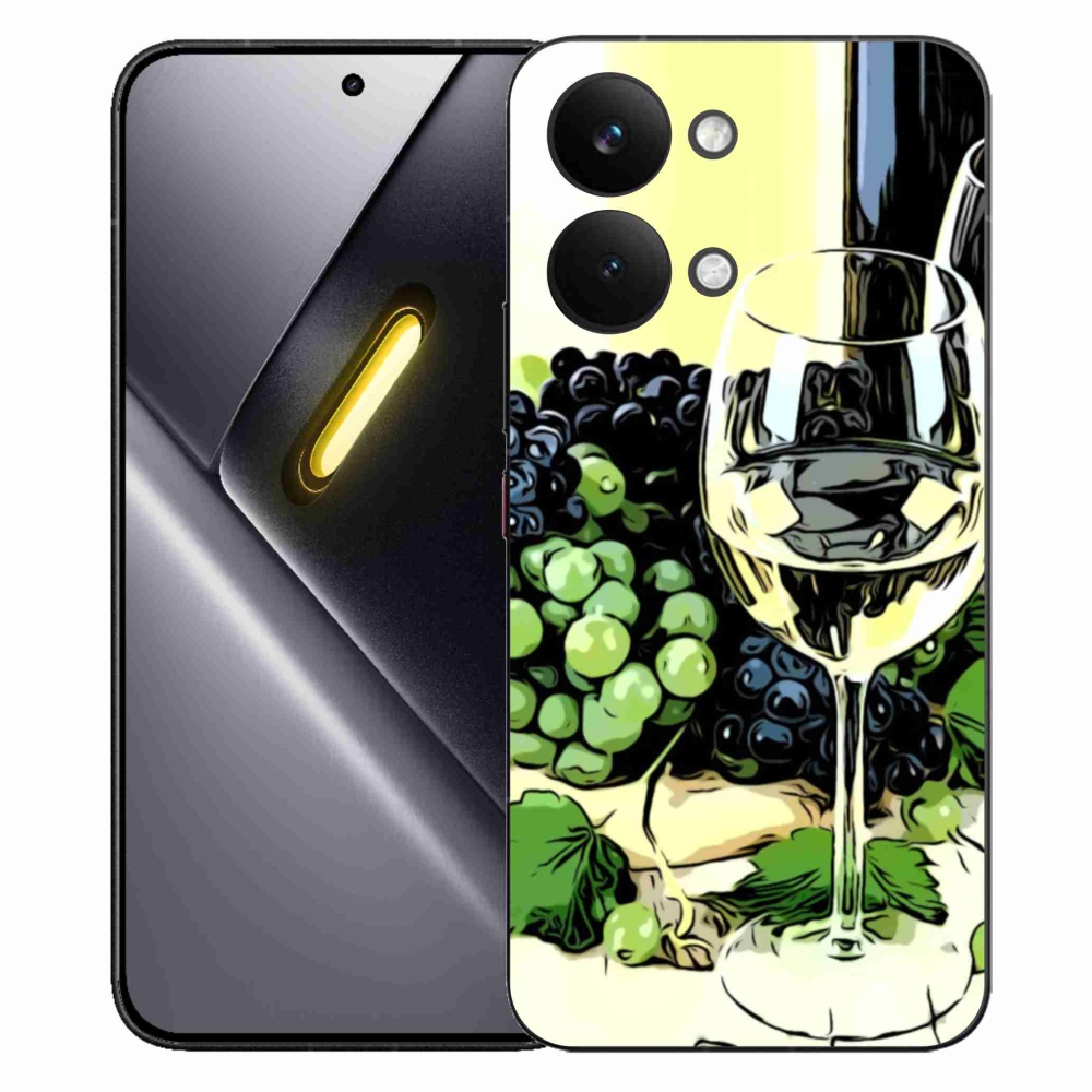 Gélový kryt mmCase na Xiaomi Poco X8 Pro Max - pohár vína