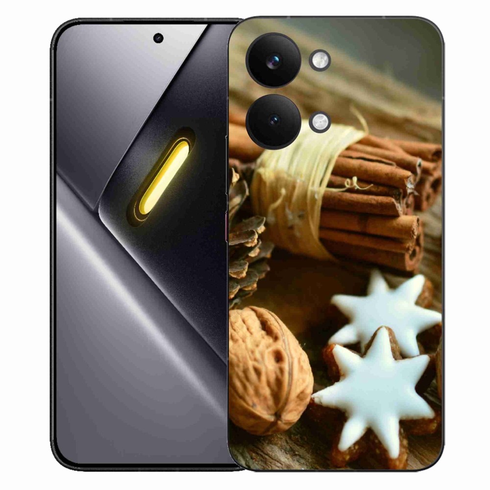 Gélový kryt mmCase na Xiaomi Poco X8 Pro Max - škorica a perníčky