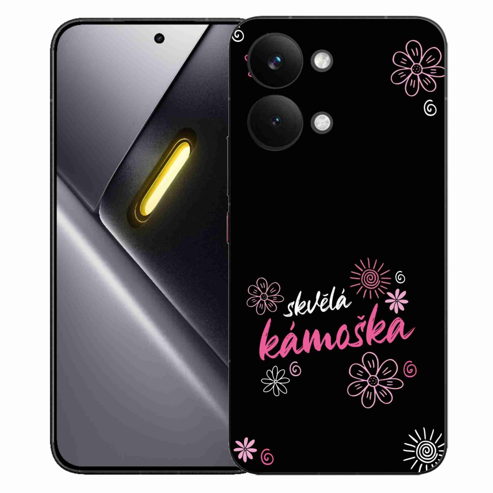 Gélový kryt mmCase na Xiaomi Poco X8 Pro Max - skvelá kamoška čierne pozadie