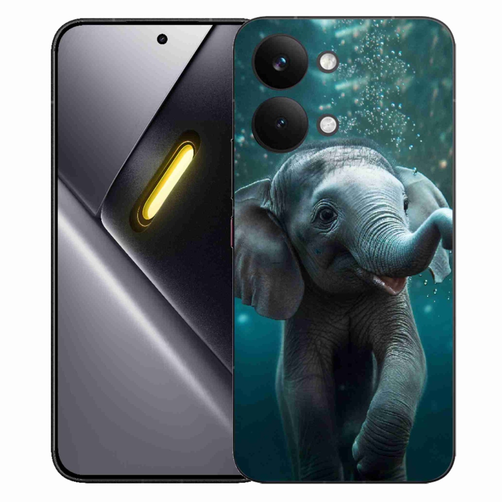 Gélový kryt mmCase na Xiaomi Poco X8 Pro Max - sloník pod vodou