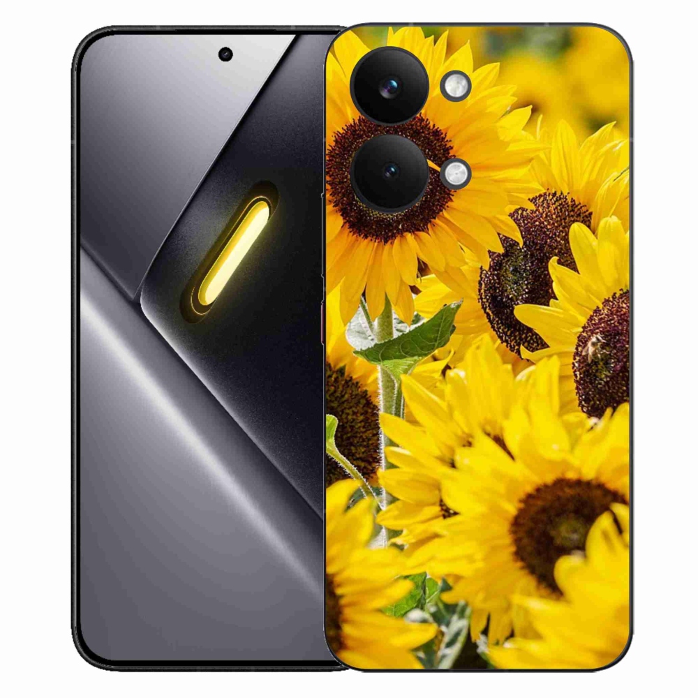 Gélový kryt mmCase na Xiaomi Poco X8 Pro Max - slnečnice