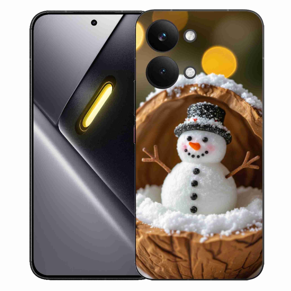 Gélový kryt mmCase na Xiaomi Poco X8 Pro Max - snehuliak 4