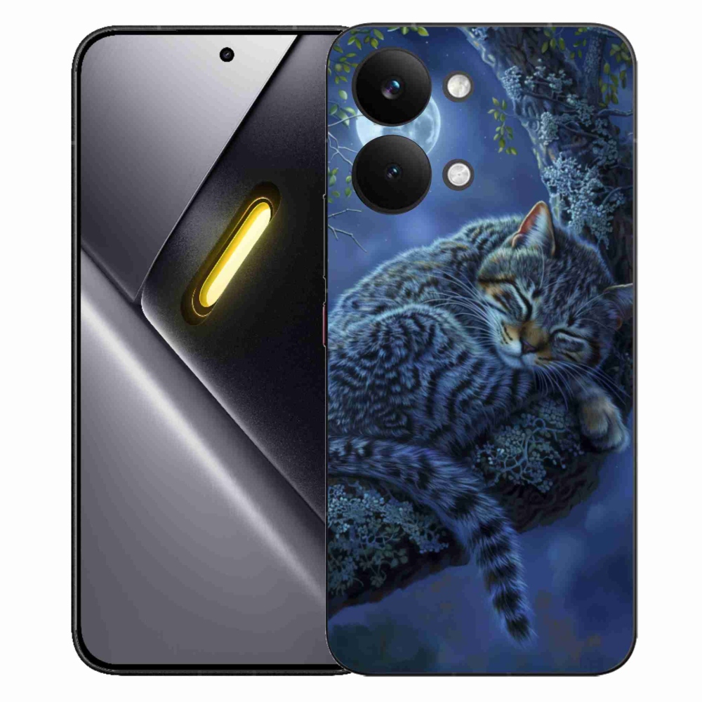 Gélový kryt mmCase na Xiaomi Poco X8 Pro Max - spiaca mačka