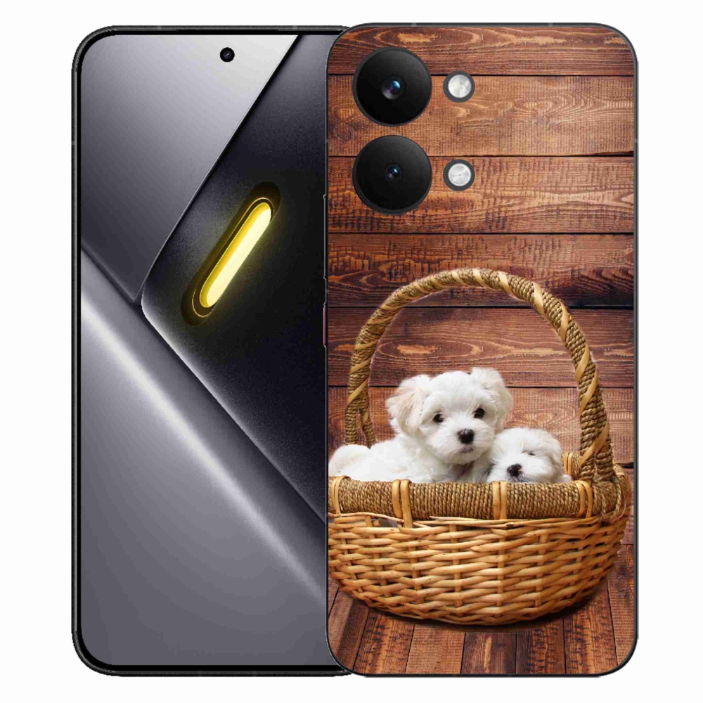 Gélový kryt mmCase na Xiaomi Poco X8 Pro Max - šteniatka