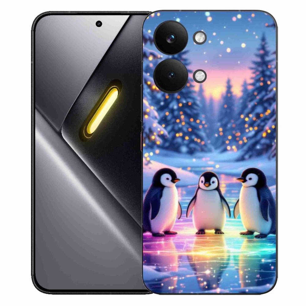 Gélový kryt mmCase na Xiaomi Poco X8 Pro Max - tučniaky