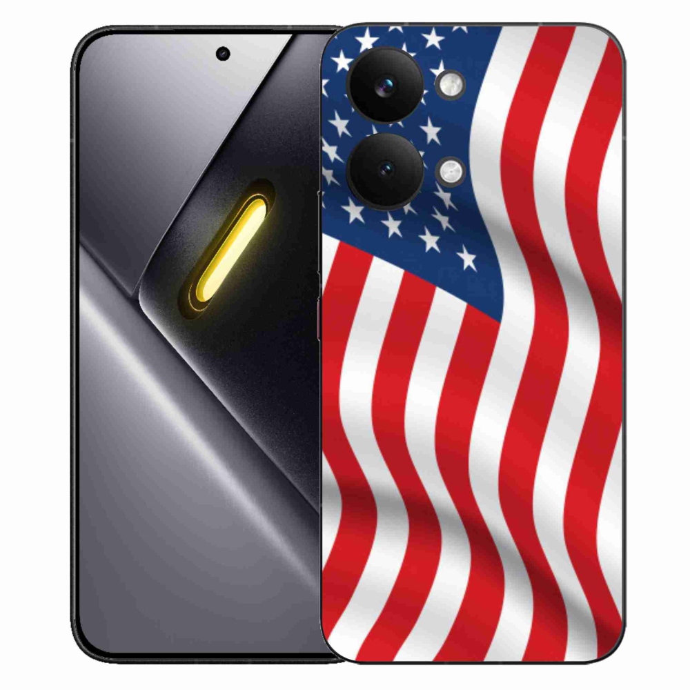 Gélový kryt mmCase na Xiaomi Poco X8 Pro Max - USA vlajka