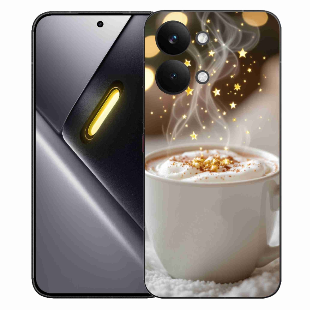 Gélový kryt mmCase na Xiaomi Poco X8 Pro Max - vianočný horúci nápoj