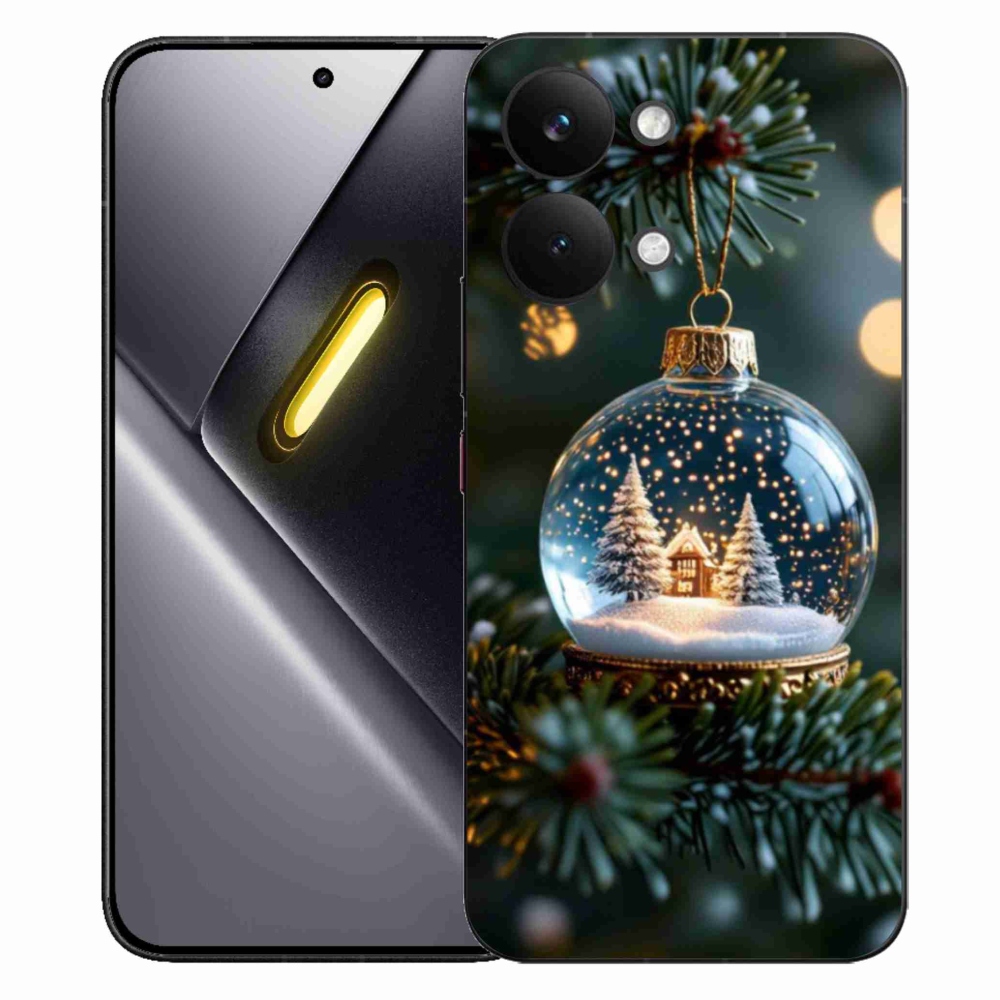 Gélový kryt mmCase na Xiaomi Poco X8 Pro Max - vianočné gule 2