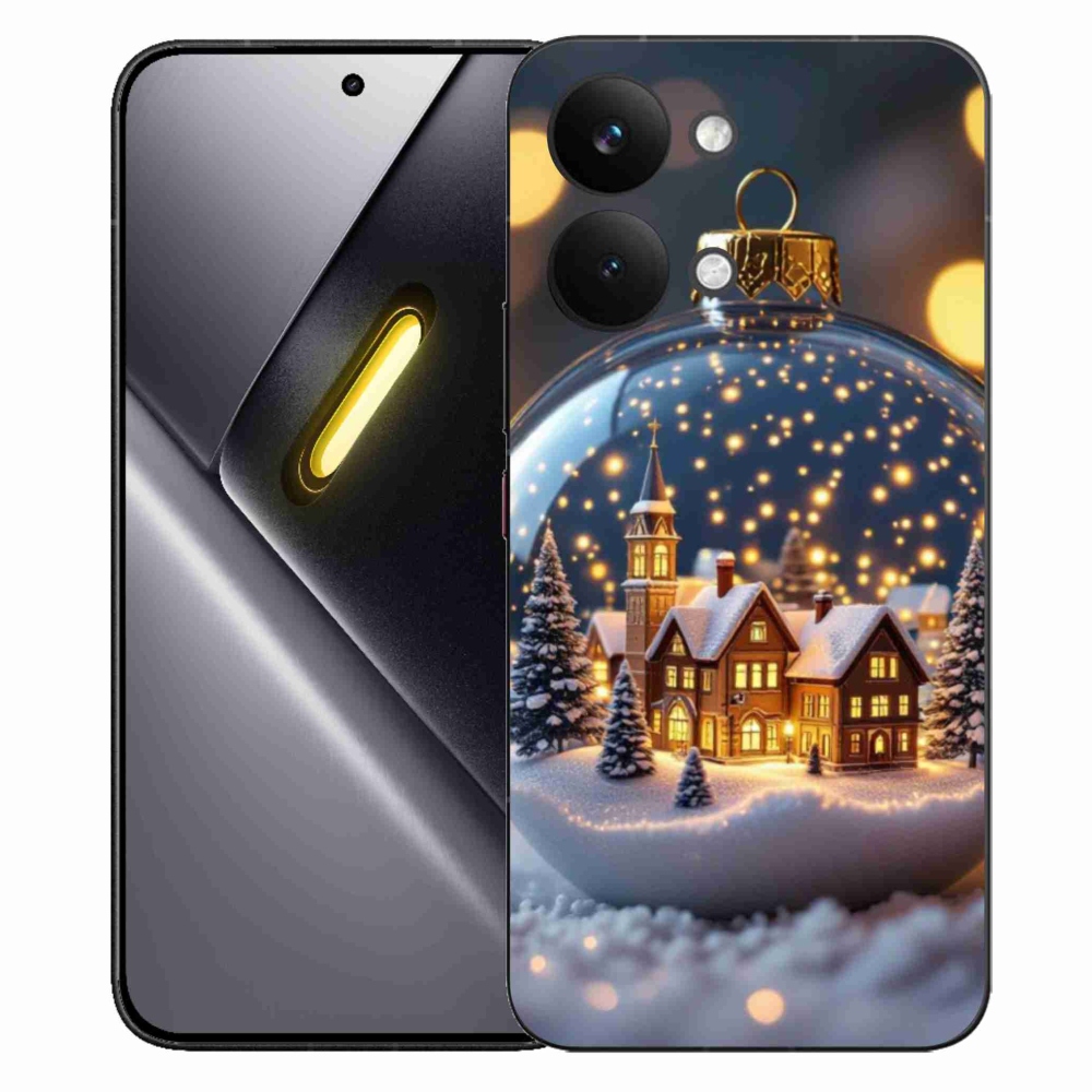 Gélový kryt mmCase na Xiaomi Poco X8 Pro Max - vianočné gule 4