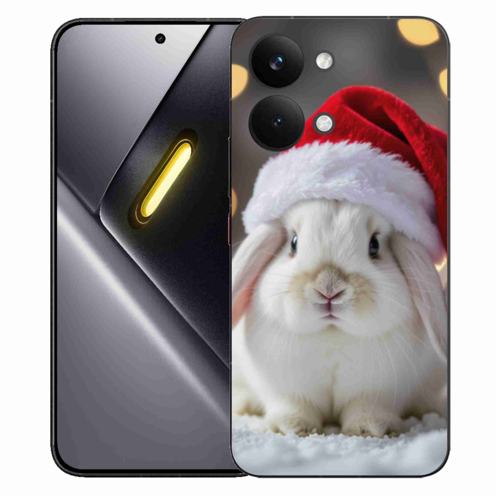 Gélový kryt mmCase na Xiaomi Poco X8 Pro Max - vianočný králik