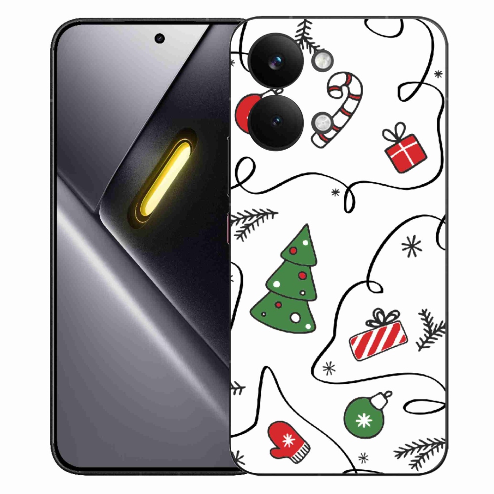 Gélový kryt mmCase na Xiaomi Poco X8 Pro Max - vianočné motívy