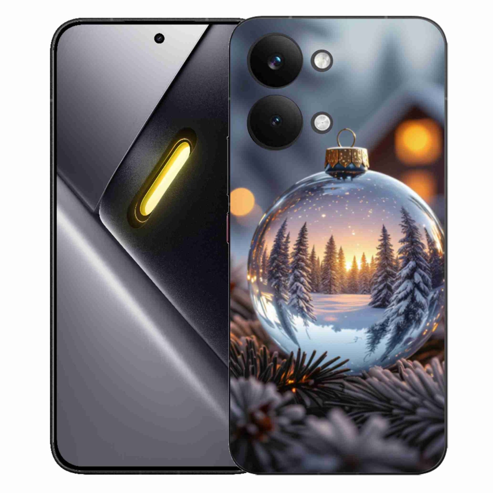 Gélový kryt mmCase na Xiaomi Poco X8 Pro Max - vianočná ozdoba