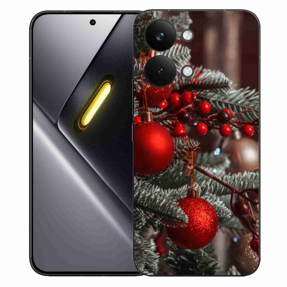 Gélový kryt mmCase na Xiaomi Poco X8 Pro Max - vianočné ozdoby 2