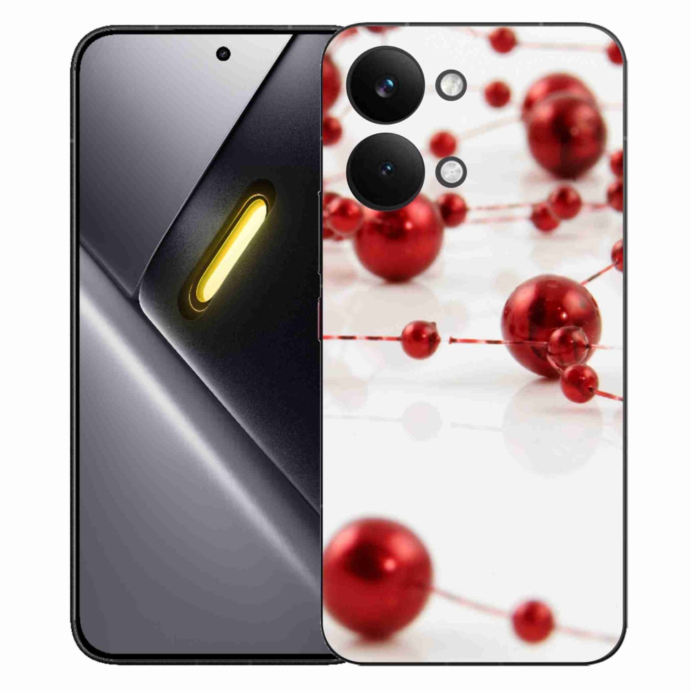 Gélový kryt mmCase na Xiaomi Poco X8 Pro Max - vianočná reťaz