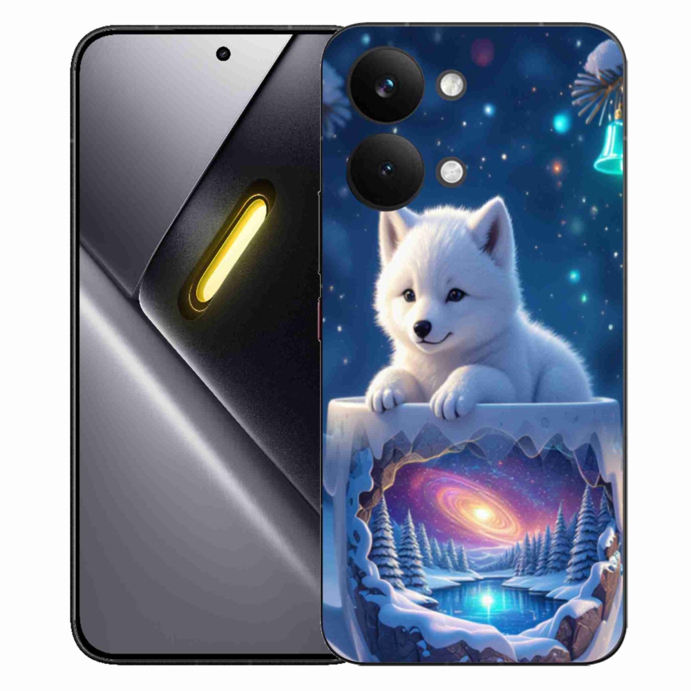 Gélový kryt mmCase na Xiaomi Poco X8 Pro Max - vianočné šteňa