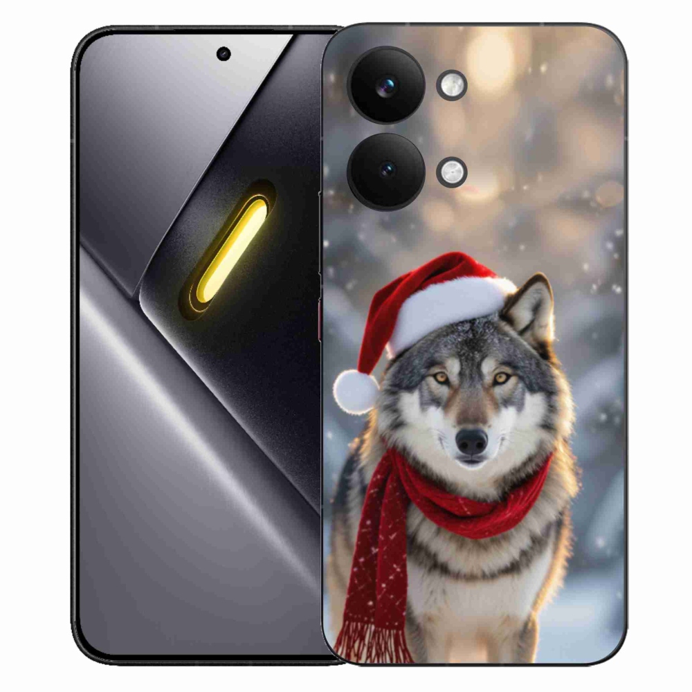 Gélový kryt mmCase na Xiaomi Poco X8 Pro Max - vianočný vlk