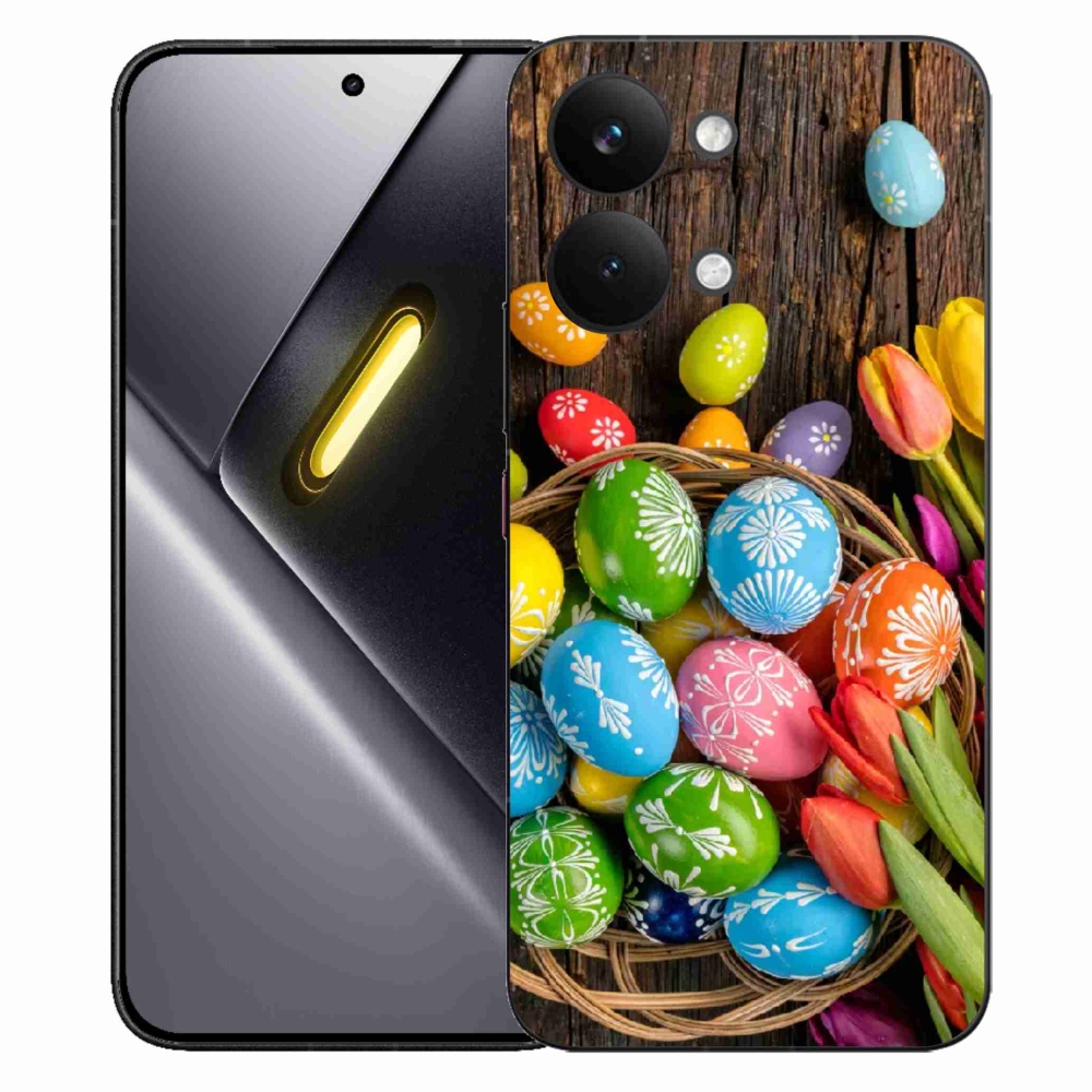 Gélový kryt mmCase na Xiaomi Poco X8 Pro Max - veľkonočné vajíčka