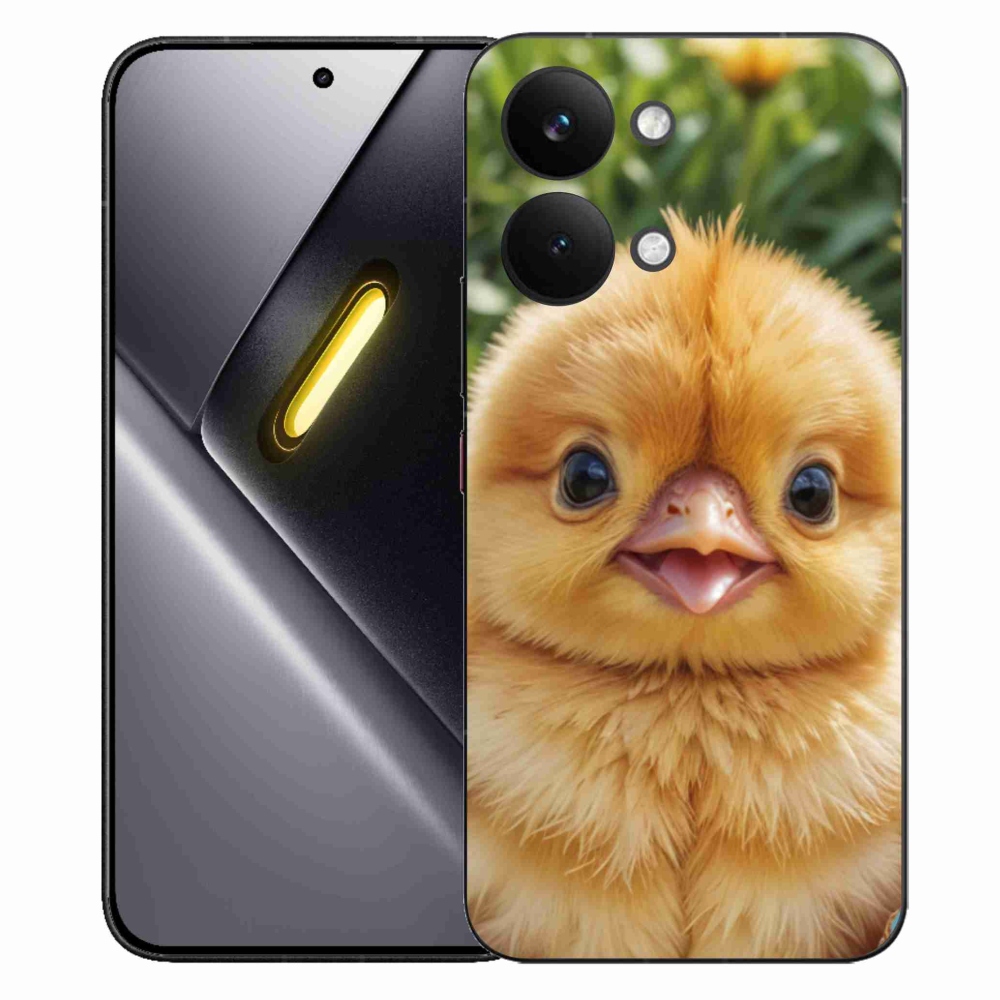 Gélový kryt mmCase na Xiaomi Poco X8 Pro Max - veselé kuriatko
