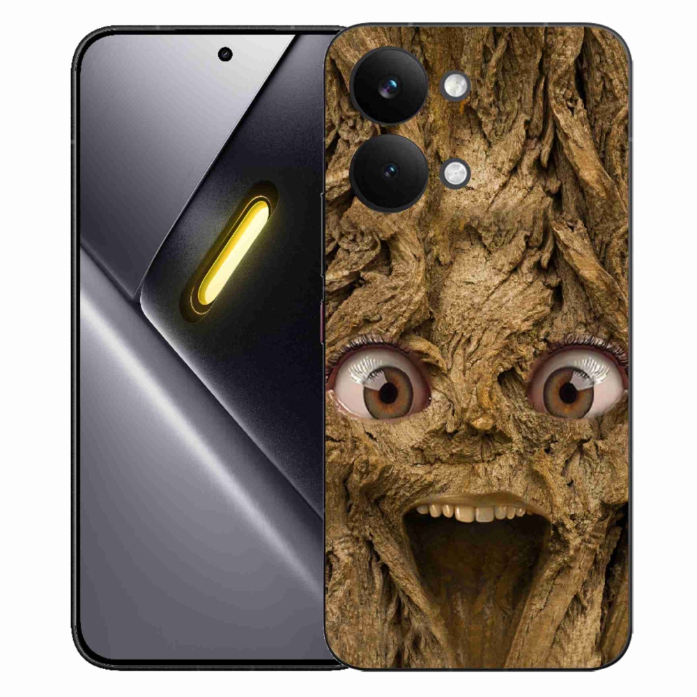 Gélový kryt mmCase na Xiaomi Poco X8 Pro Max - veselý strom s očami