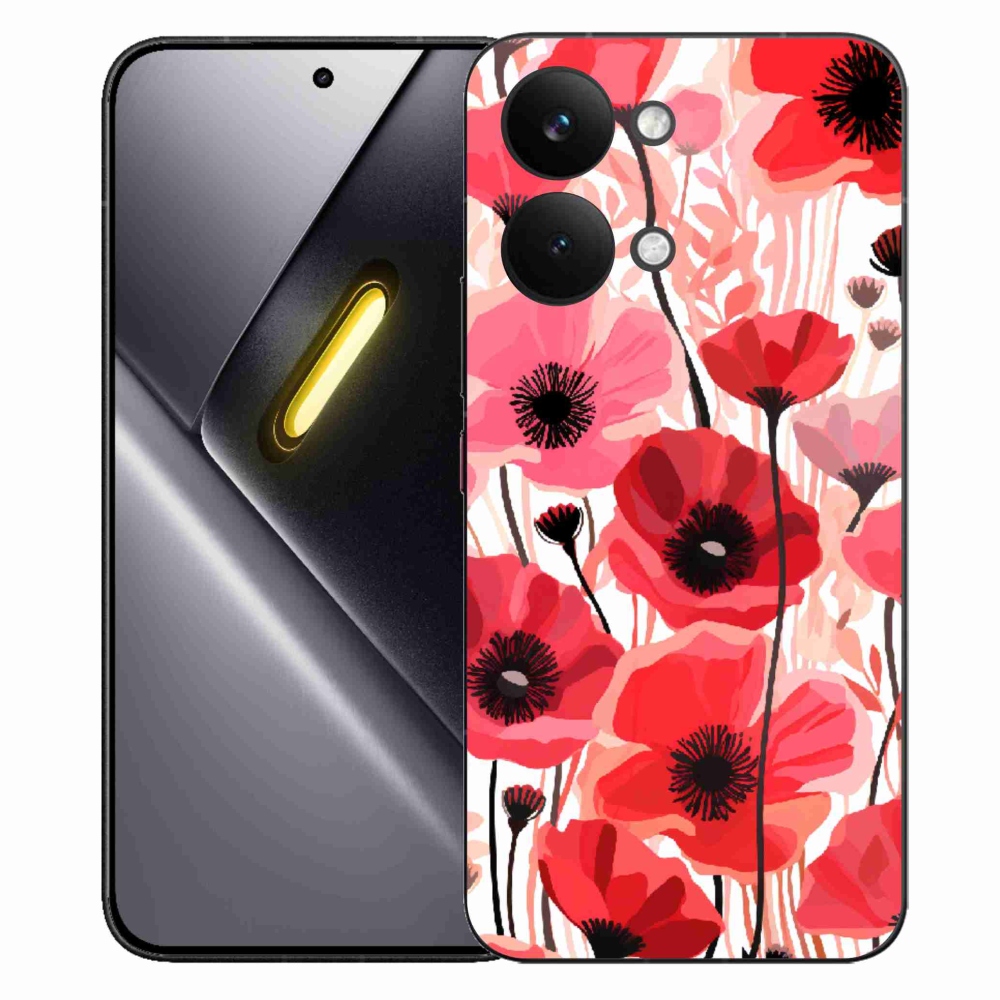 Gélový kryt mmCase na Xiaomi Poco X8 Pro Max - vlčí mak 1