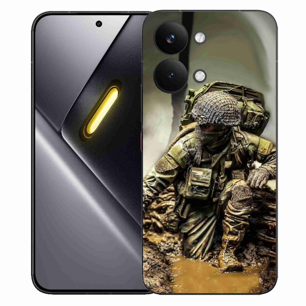 Gélový kryt mmCase na Xiaomi Poco X8 Pro Max - vojak