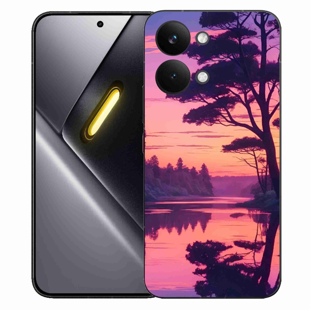 Gélový kryt mmCase na Xiaomi Poco X8 Pro Max - západ slnka nad jazerom