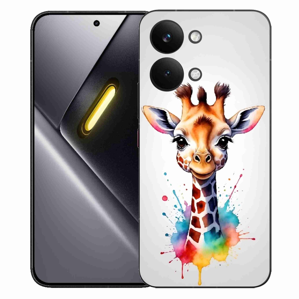 Gélový kryt mmCase na Xiaomi Poco X8 Pro Max - žirafa 1