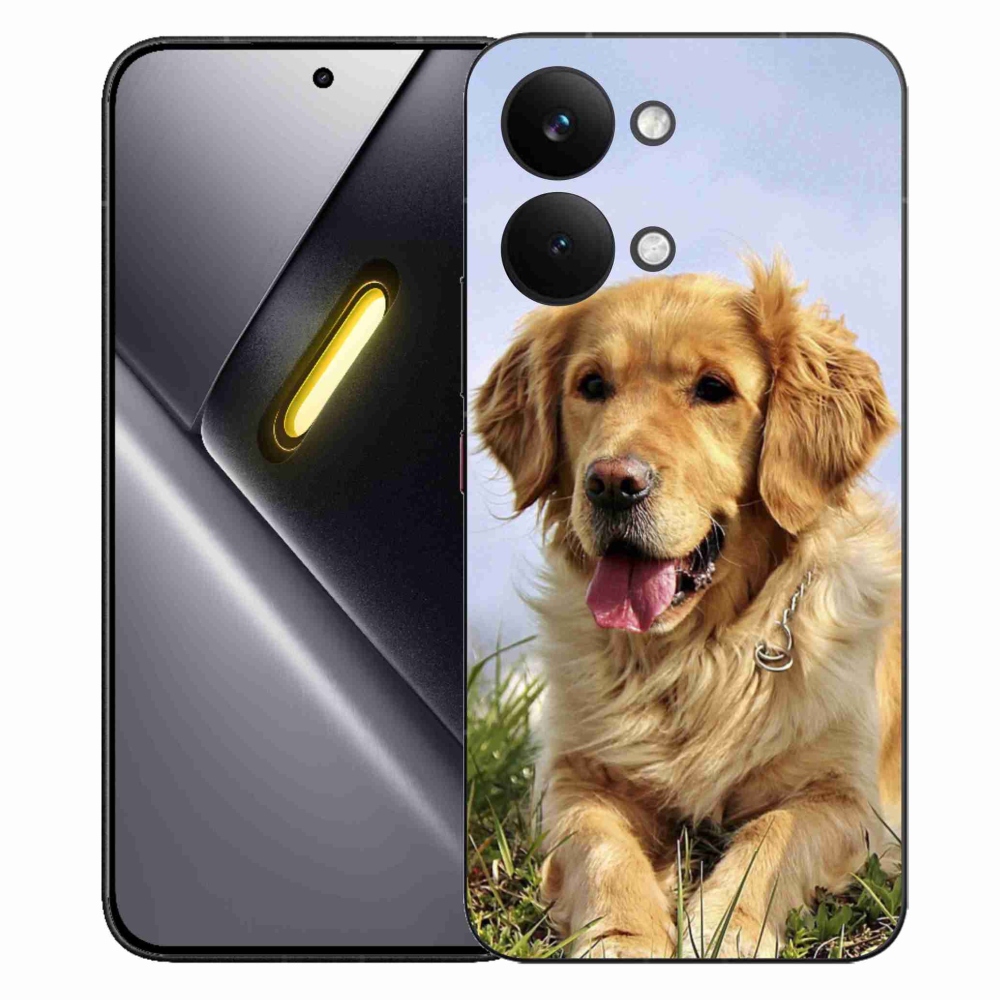 Gélový kryt mmCase na Xiaomi Poco X8 Pro Max - zlatý retriever