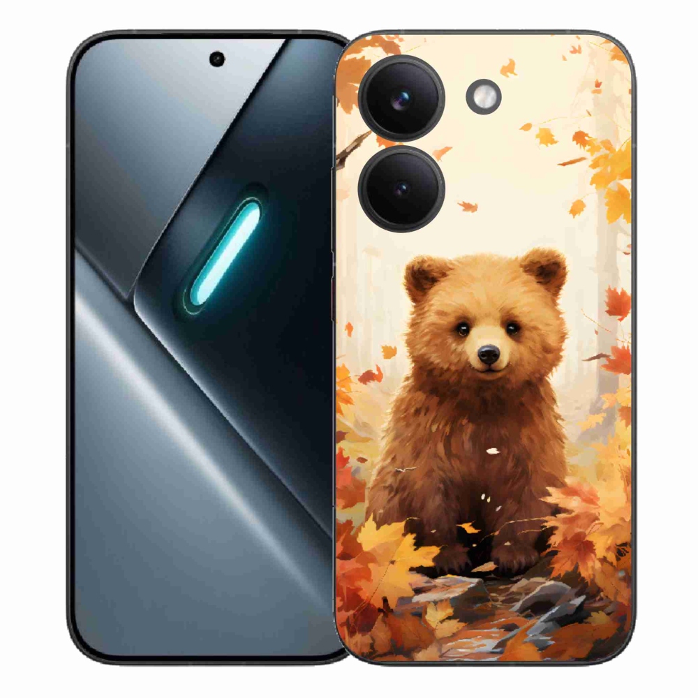 Gélový kryt mmCase na Xiaomi Poco X8 Pro - medveď v lese
