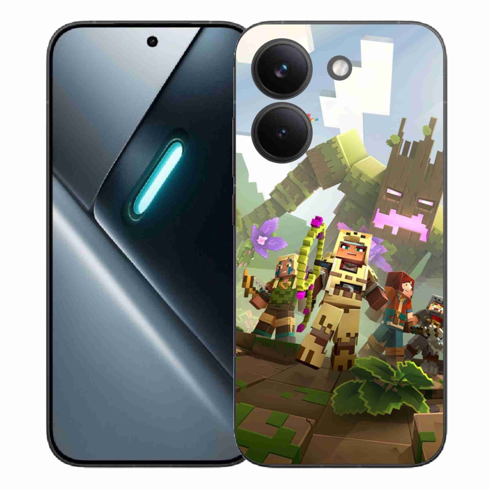 Gélový kryt mmCase na Xiaomi Poco X8 Pro - minecraft 1