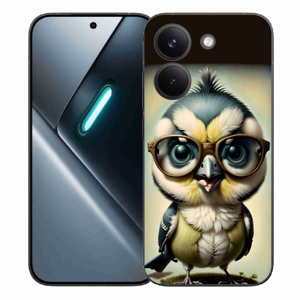 Gélový kryt mmCase na Xiaomi Poco X8 Pro - mláďa s okuliarmi