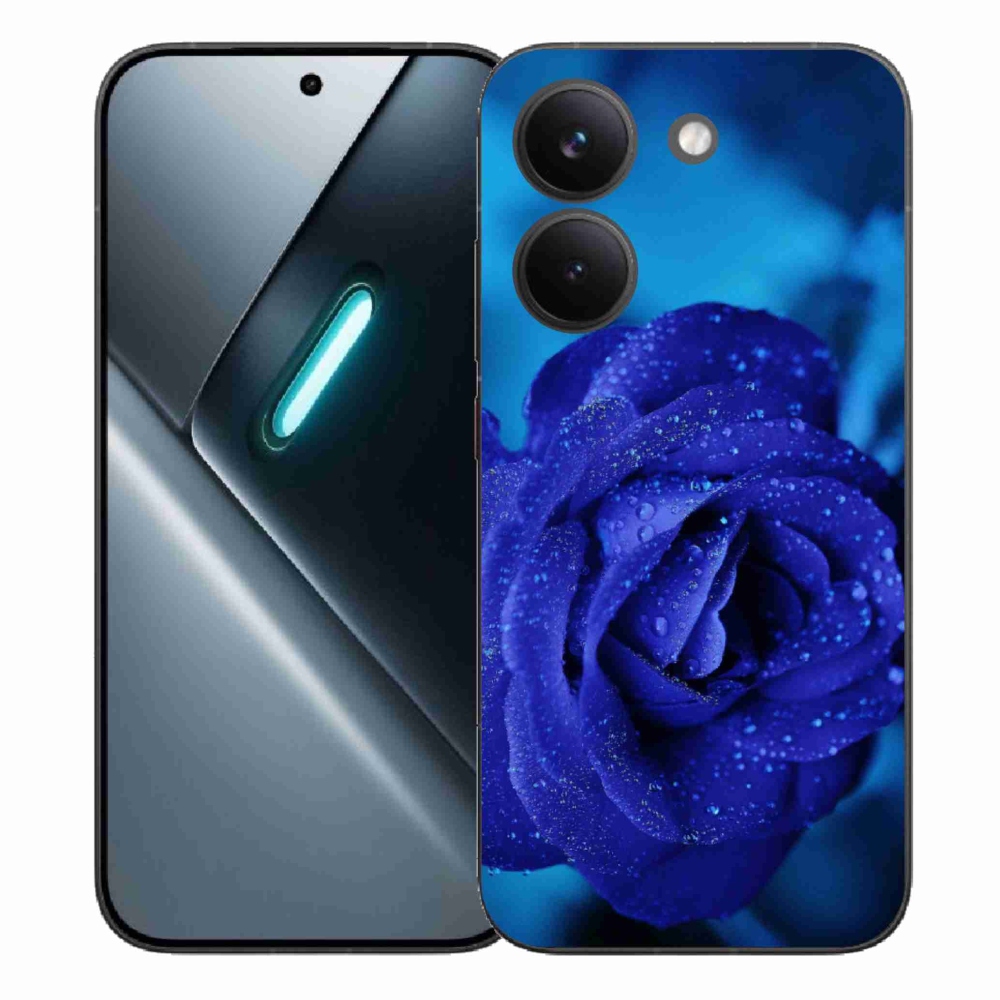 Gélový kryt mmCase na Xiaomi Poco X8 Pro - modrá ruža