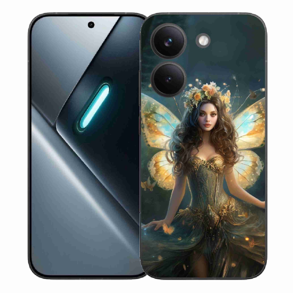 Gélový kryt mmCase na Xiaomi Poco X8 Pro - motýlia žena