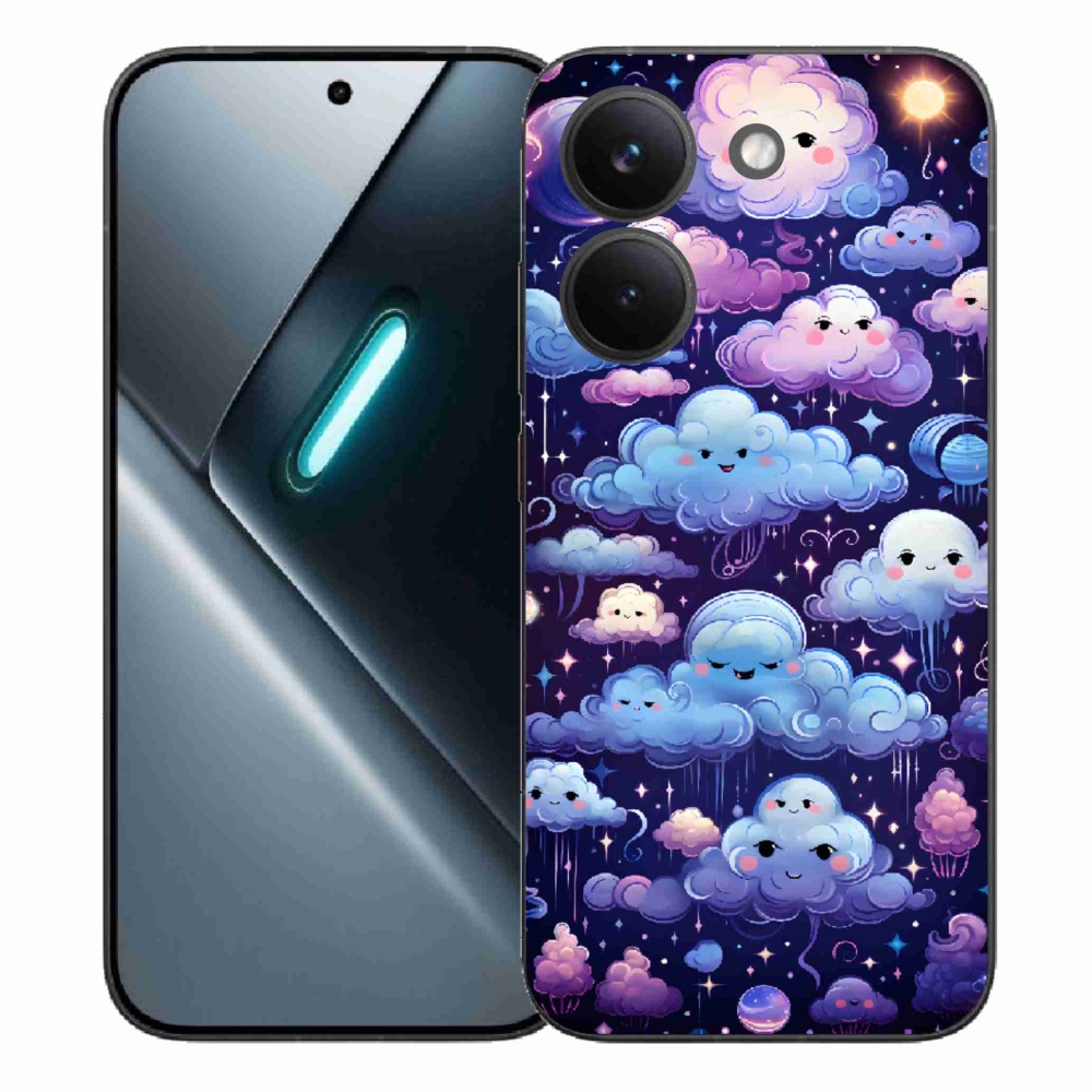 Gélový kryt mmCase na Xiaomi Poco X8 Pro - mráčiky