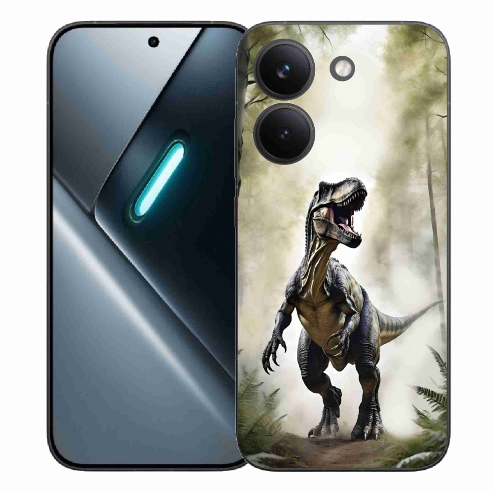 Gélový kryt mmCase na Xiaomi Poco X8 Pro - naštvaný T-Rex