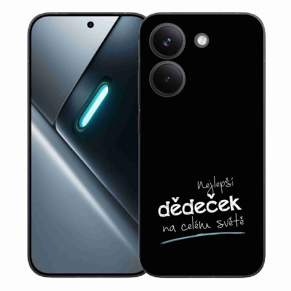 Gélový kryt mmCase na Xiaomi Poco X8 Pro - najlepší dedko 3 čierne pozadie