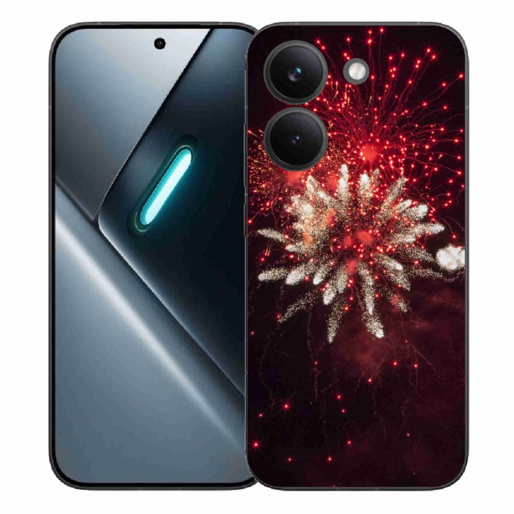 Gélový kryt mmCase na Xiaomi Poco X8 Pro - ohňostroj