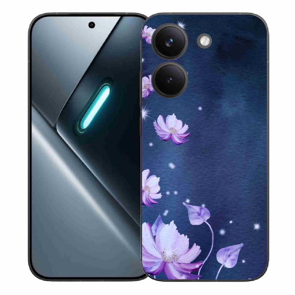 Gélový kryt mmCase na Xiaomi Poco X8 Pro - padajúce kvety