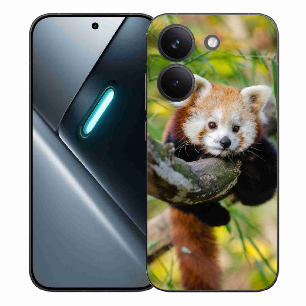 Gélový kryt mmCase na Xiaomi Poco X8 Pro - panda červená