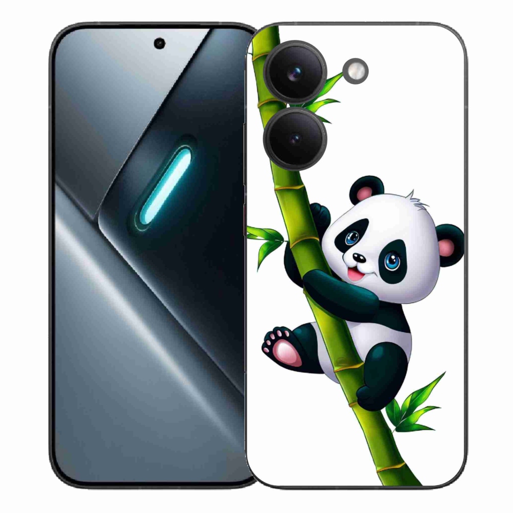 Gélový kryt mmCase na Xiaomi Poco X8 Pro - panda na bambuse