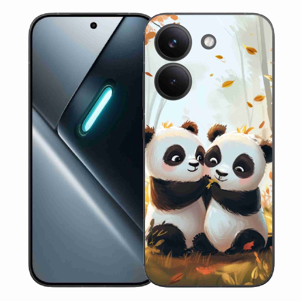 Gélový kryt mmCase na Xiaomi Poco X8 Pro - pandy