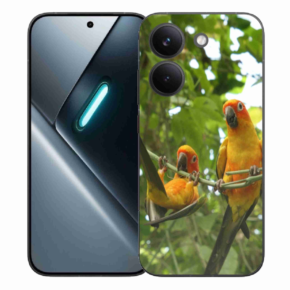 Gélový kryt mmCase na Xiaomi Poco X8 Pro - papagáje aratingy