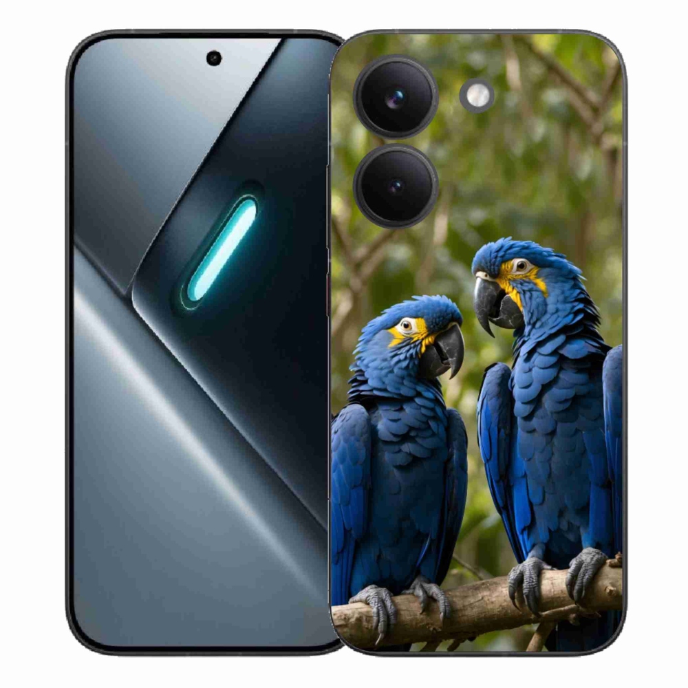 Gélový kryt mmCase na Xiaomi Poco X8 Pro - papagájové duo