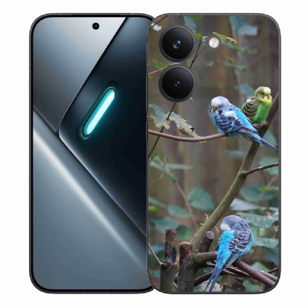 Gélový kryt mmCase na Xiaomi Poco X8 Pro - papagáje na vetve