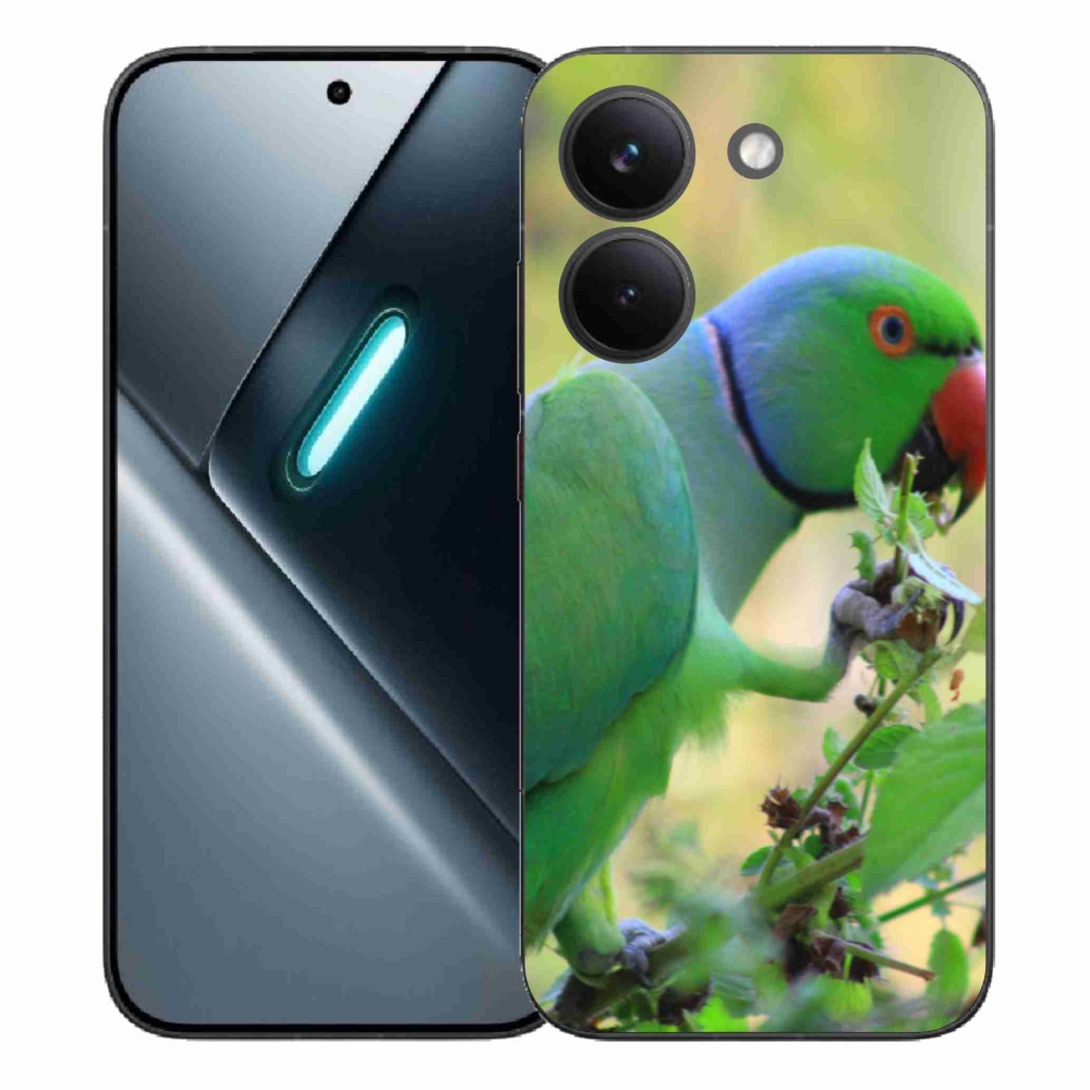 Gélový kryt mmCase na Xiaomi Poco X8 Pro - papagáj Alexandr