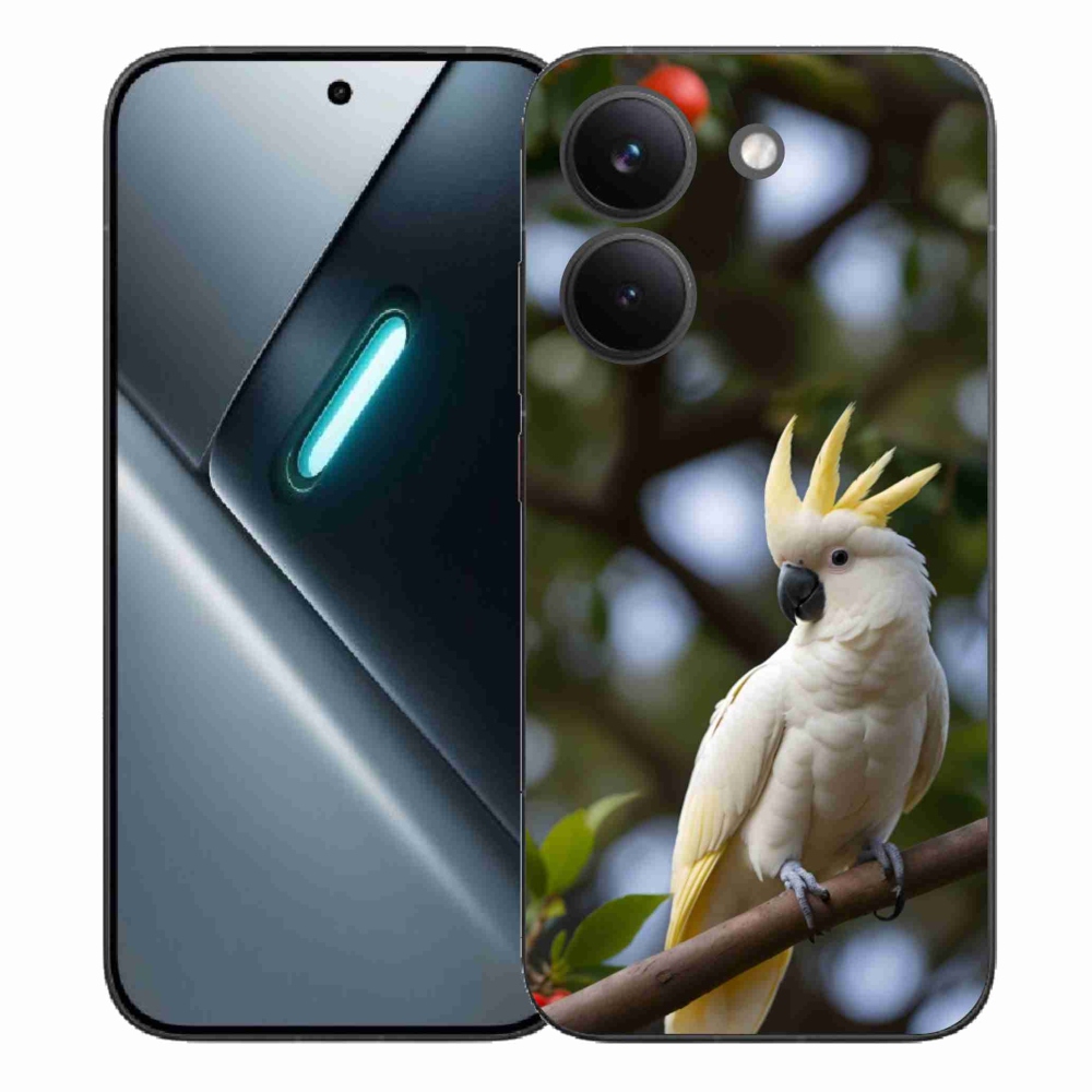 Gélový kryt mmCase na Xiaomi Poco X8 Pro - papagáj kakadu 3