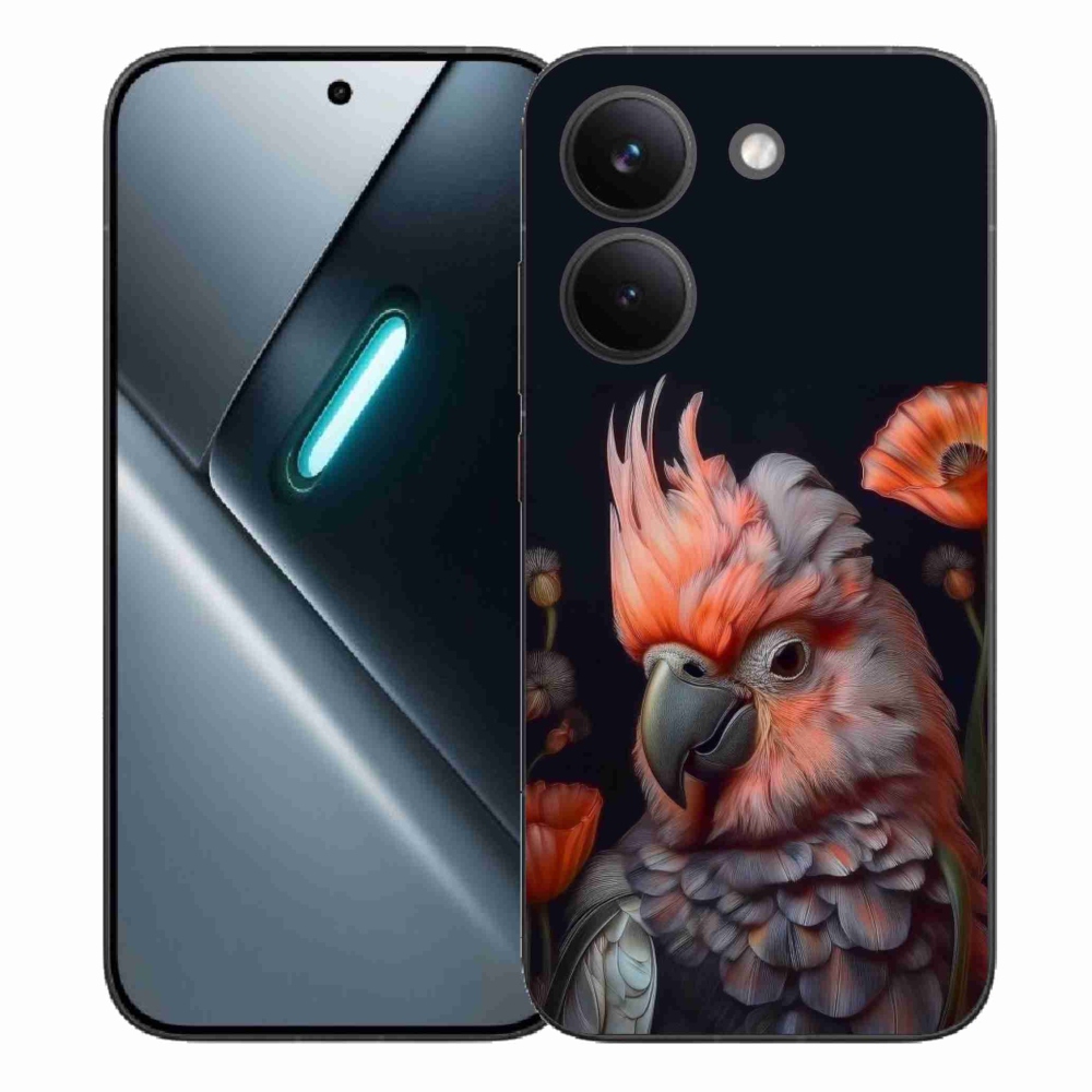 Gélový kryt mmCase na Xiaomi Poco X8 Pro - papagáj kakadu vo farbách
