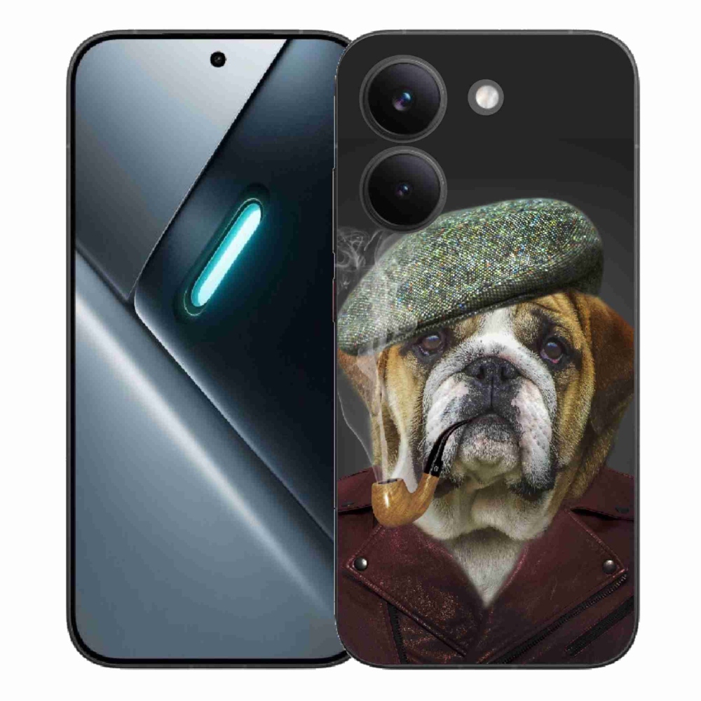 Gélový kryt mmCase na Xiaomi Poco X8 Pro - pes s fajkou